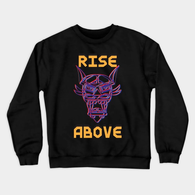 8ts Blurry Life Crewneck Sweatshirt by kewlwolf8ts